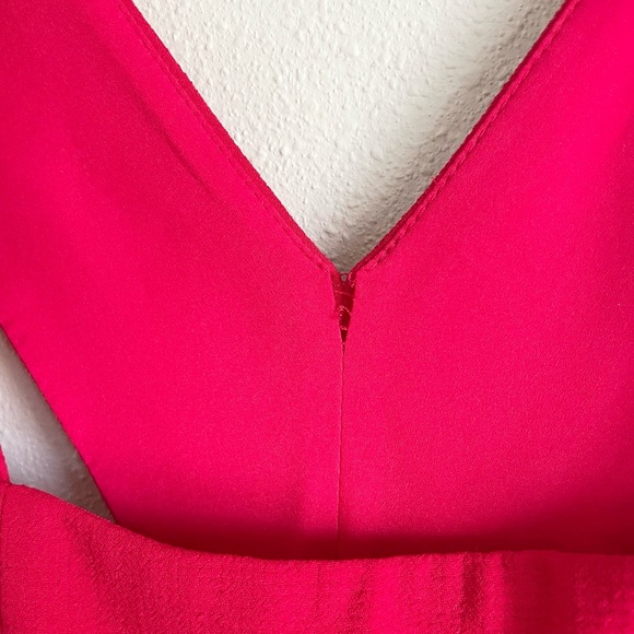 BCBGMAXAZRIA Agata Red Gown Dress formal prom homecoming wedding gala black tie - Picture 9 of 10